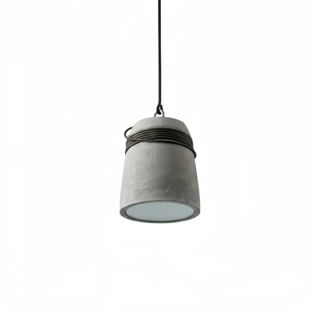 Irondale Industrial Grey Cement Pendant Light