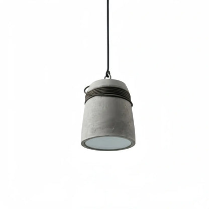 Irondale Industrial Grey Cement Pendant Light