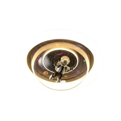 Vivara Modern Metal/Acrylic Ceiling Light - Blue