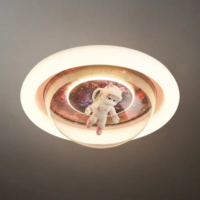 Vivara Modern Metal/Acrylic Ceiling Light - Blue