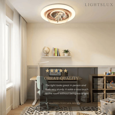 Vivara Modern Metal/Acrylic Ceiling Light - Blue