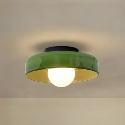 Morandia Modern Round Ceiling Light – Metal Glass 