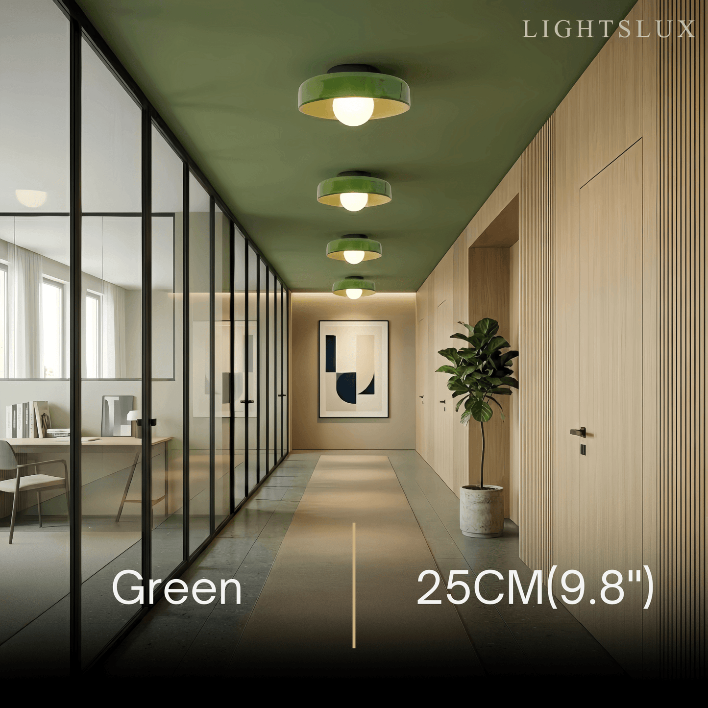Modern_Round_Ceiling_Light_Orange