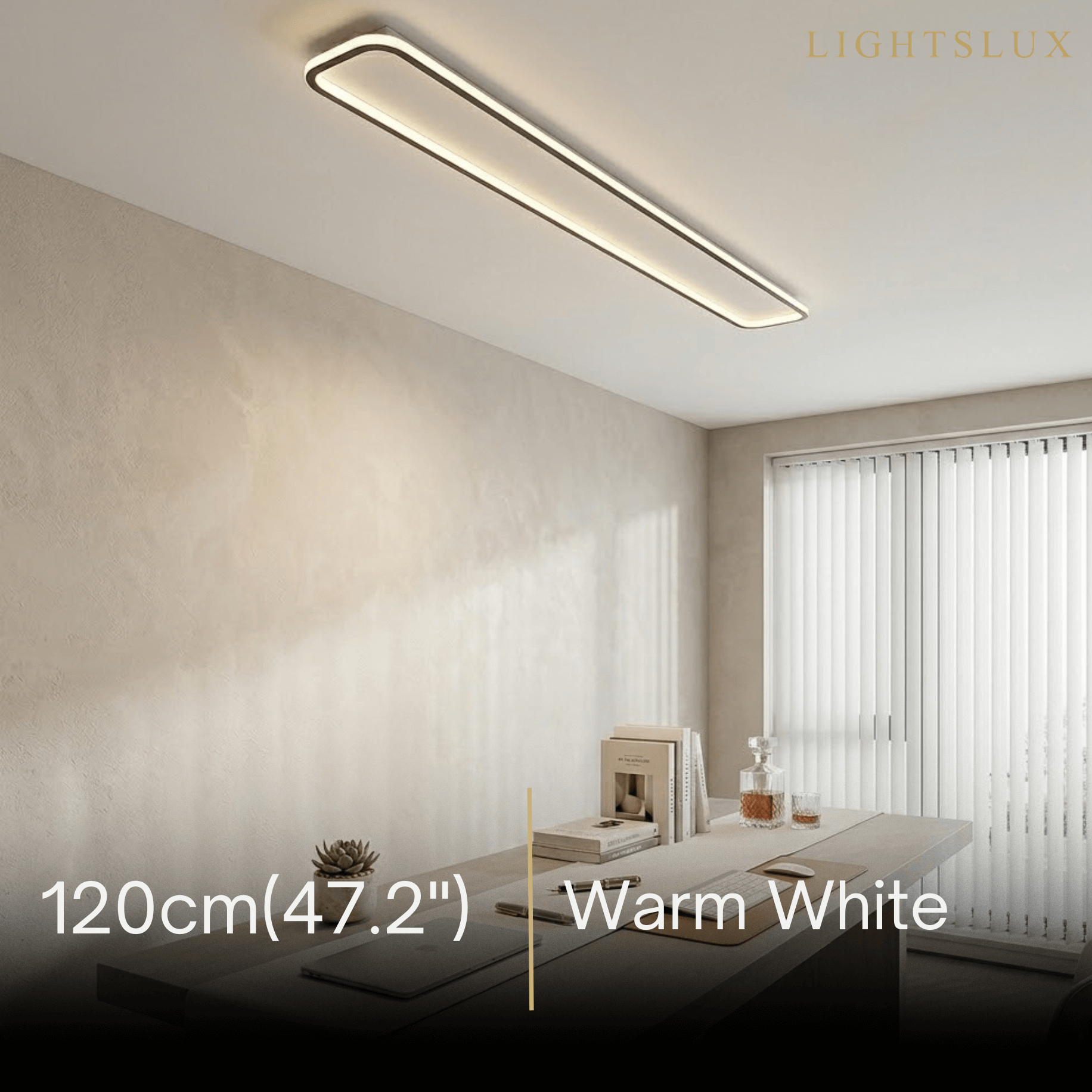 Arcato  Modern LED Ceiling Light – Metal/Silica Gel Fixture for Living Room