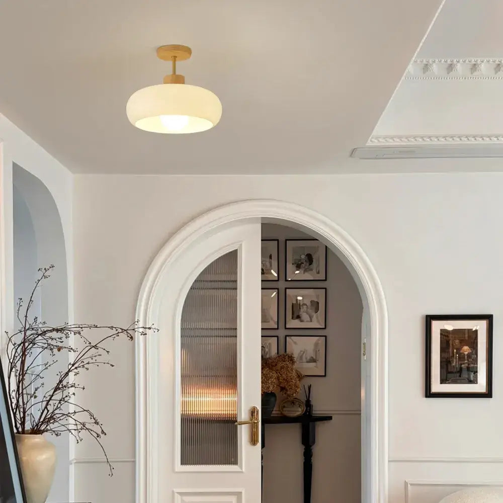  Modern Glass LED Ceiling Light