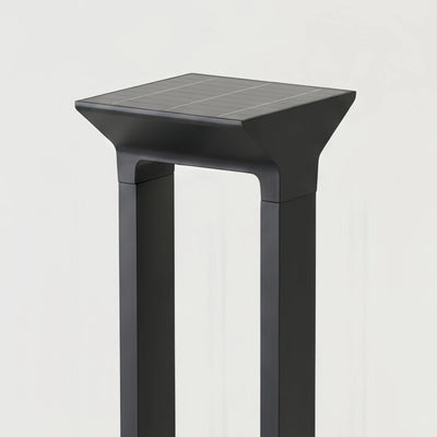 Irondale Industrial Pathway Lights - Black Acrylic Irregular Design for Garden
