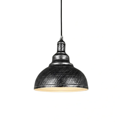 Irondale Industrial Metal Pendant Light - Copper Dome Design for Dining Room
