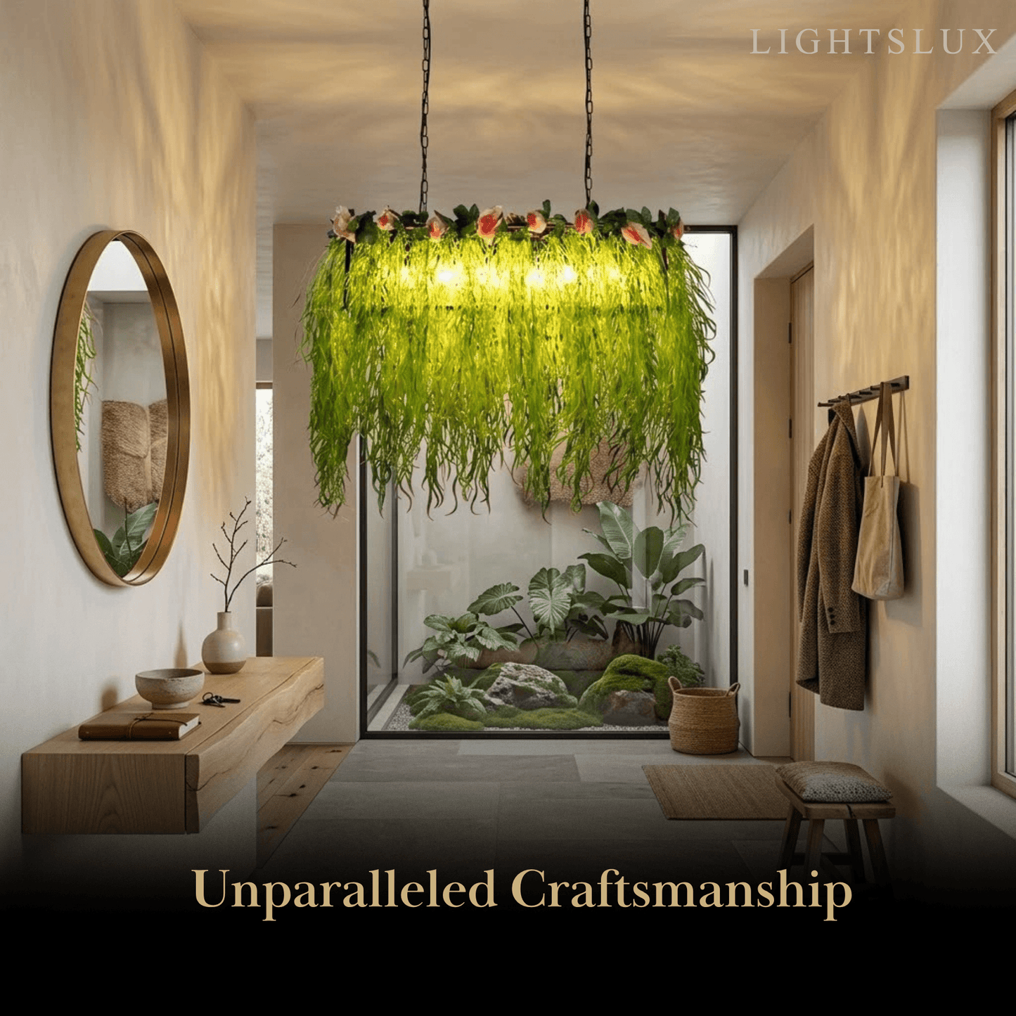 Botanica Decorative Metal Pendant Light