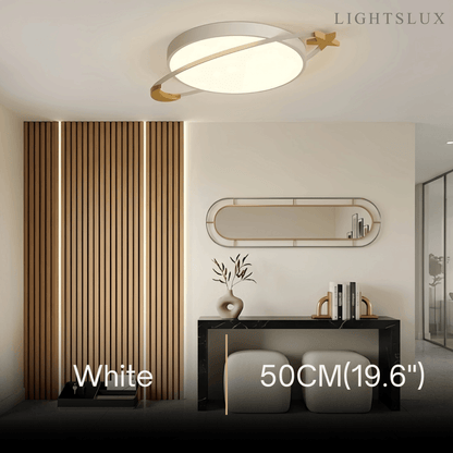 Vivara Modern Ceiling Light - Dimmable Grey/White/Green for Bedroom