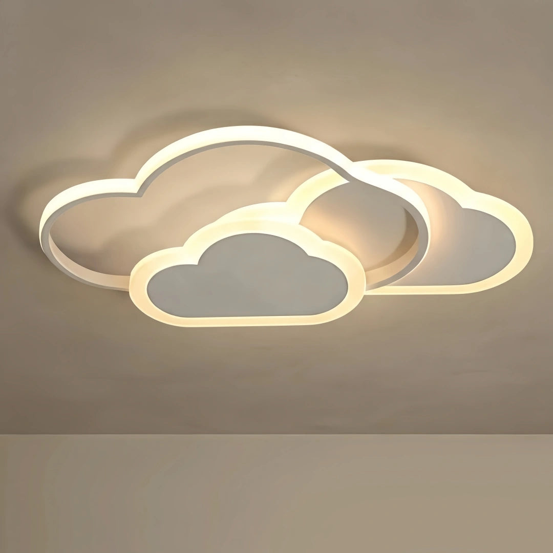 Dimmable Star Ceiling Light – Designer White Kids Room