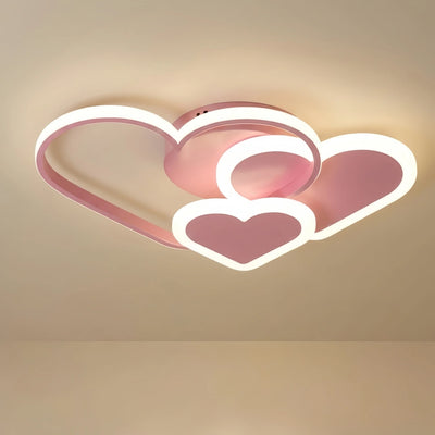 Modern LED Dimmable Star Ceiling Light – Designer Pink Kids Room