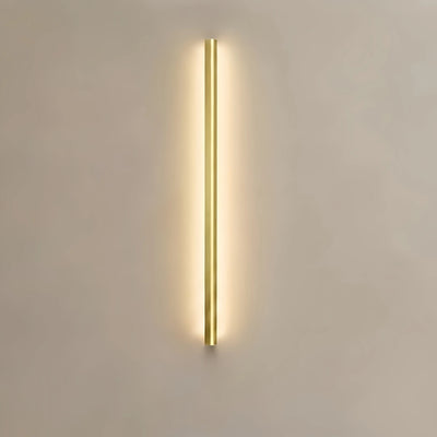 Arcato Minimalist Linear LED Wall Lamp – Gold for Bedroom/Living Room