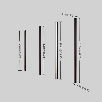 Arcato Minimalist Linear LED Wall Lamp – Black/Gold for Bedroom/Living Room