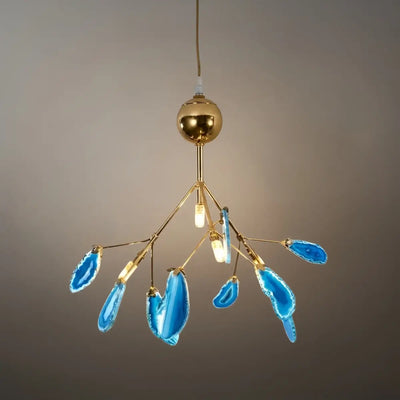 Excelis_Art_Deco_Natural_Agate_Chandelier_-_Leaf