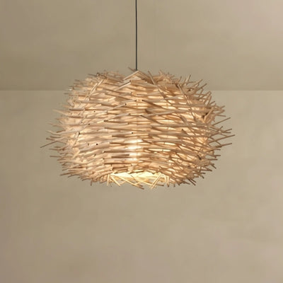 Bamburo_Farmhouse_Wood_Pendant_Light_Brown_for_Living_Room