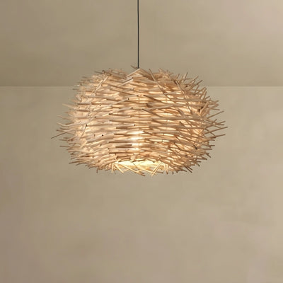 Bamburo_Farmhouse__Wood_Pendant_Light_Brown_for_Living_Room