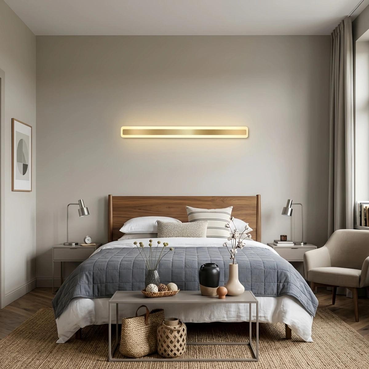 Arcato Modern Gold Vanity Light