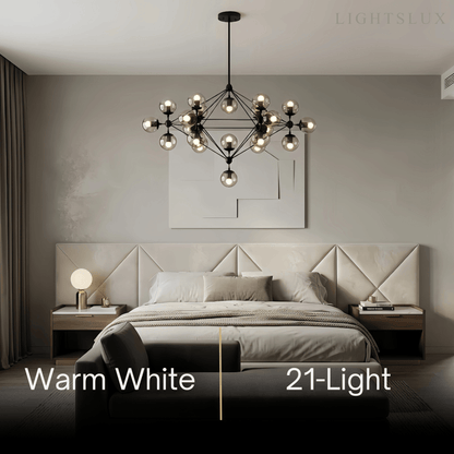 Modern Bubble Cluster Chandelier