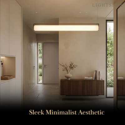 Arcato Modern Designer White Pendant Light – Cylindrical Metal & Acrylic Fixture for Entryway