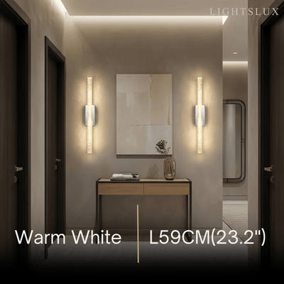 Arcato Modern Silver Vanity Light