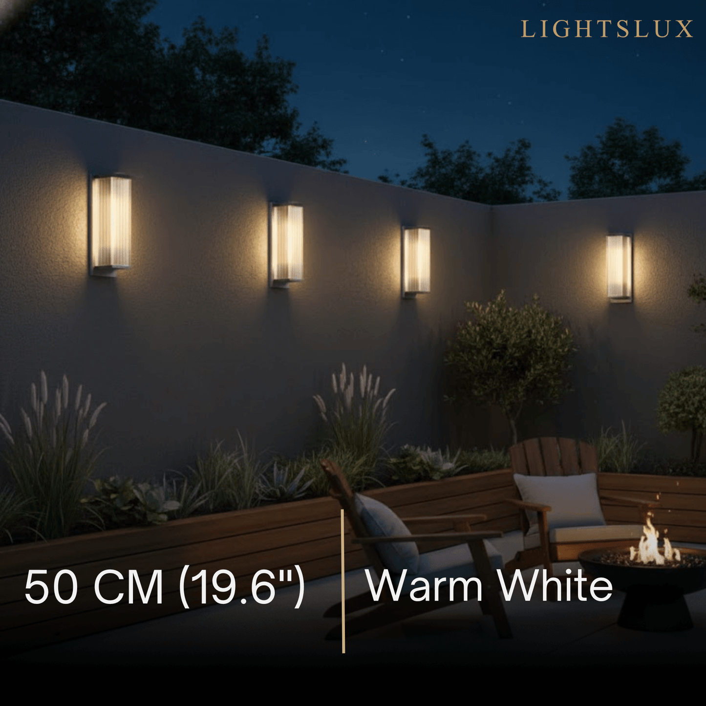 Irondale Industrial Rectangular LED Outdoor Wall Lamp – Waterproof Light for Courtyard
