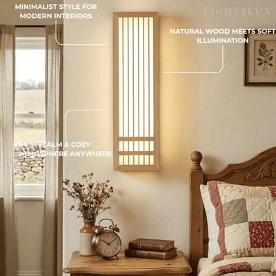 Zenno Modern Wood Wall Lamp