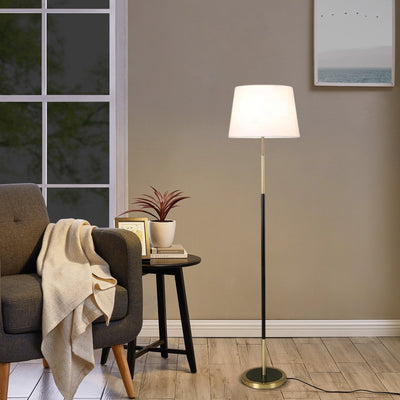 Floor Lamp —  Metal Frame with Warm Glow Indoor