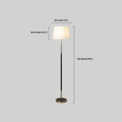 Floor Lamp —  Metal Frame with Warm Glow Indoor