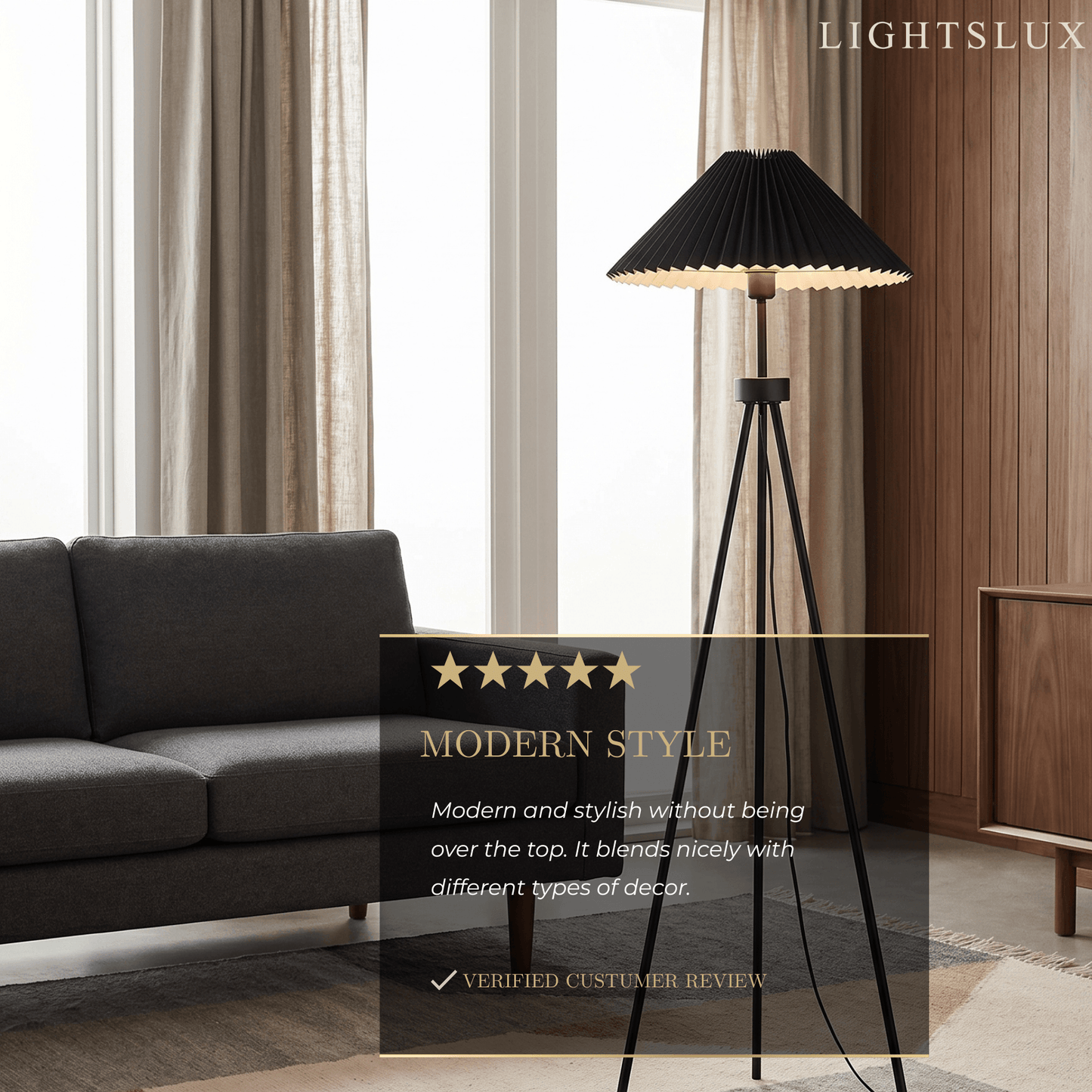 Irondale Modern Floor Lamp