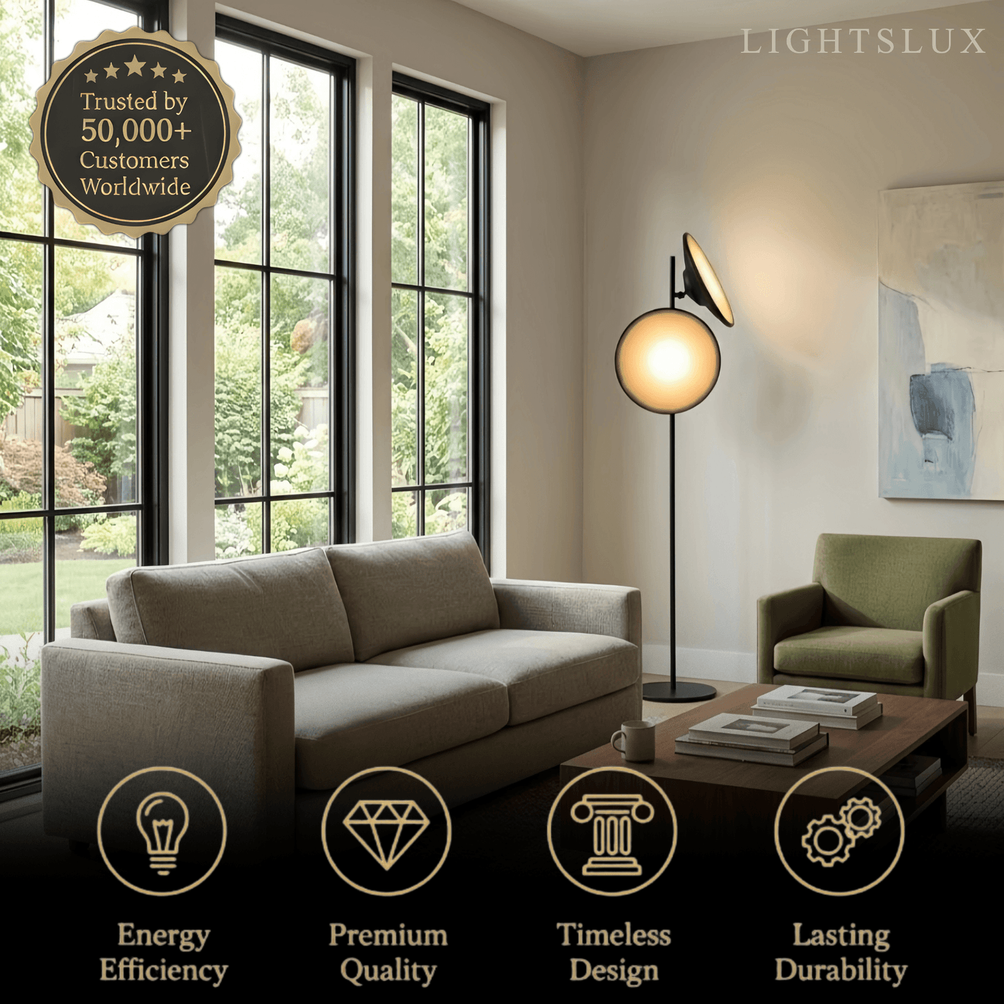 Stellar Modern Floor Lamp 