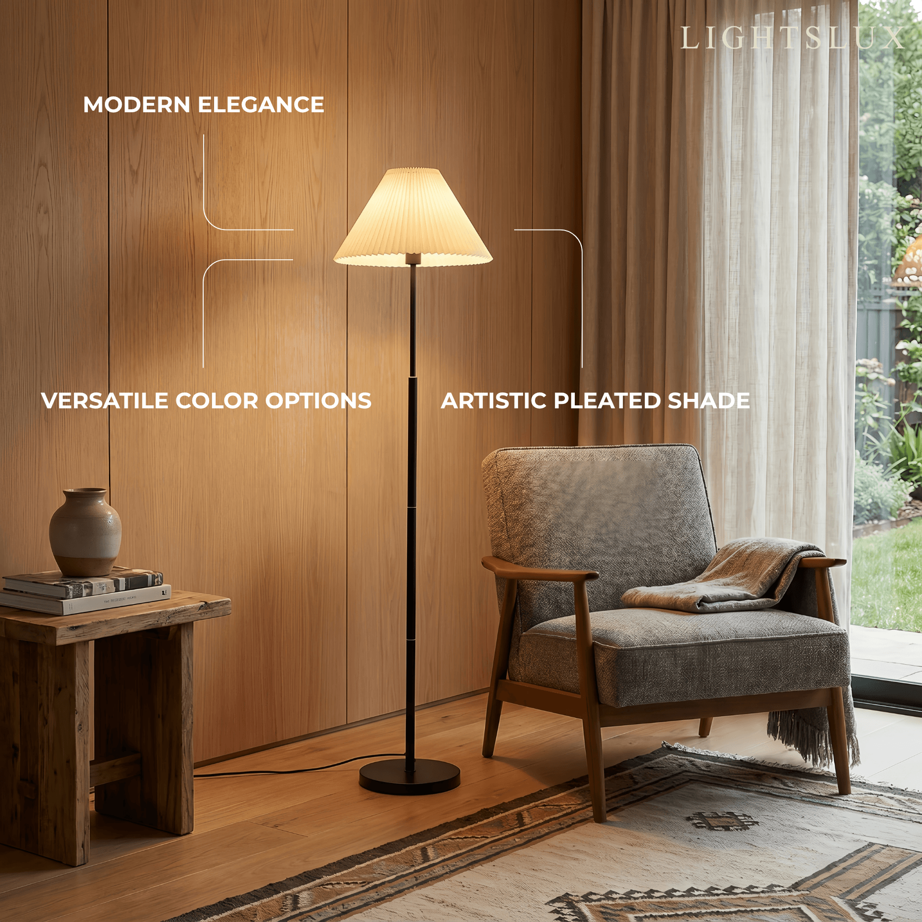 Crema Vintage Floor Lamp