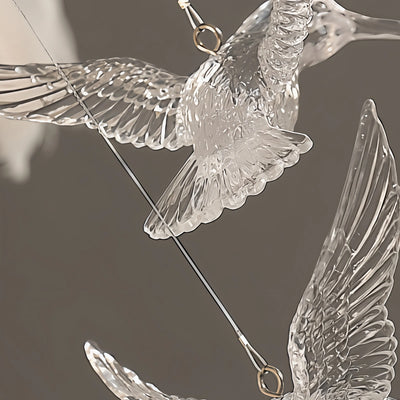 Lunara Art Deco Feather Chandelier
