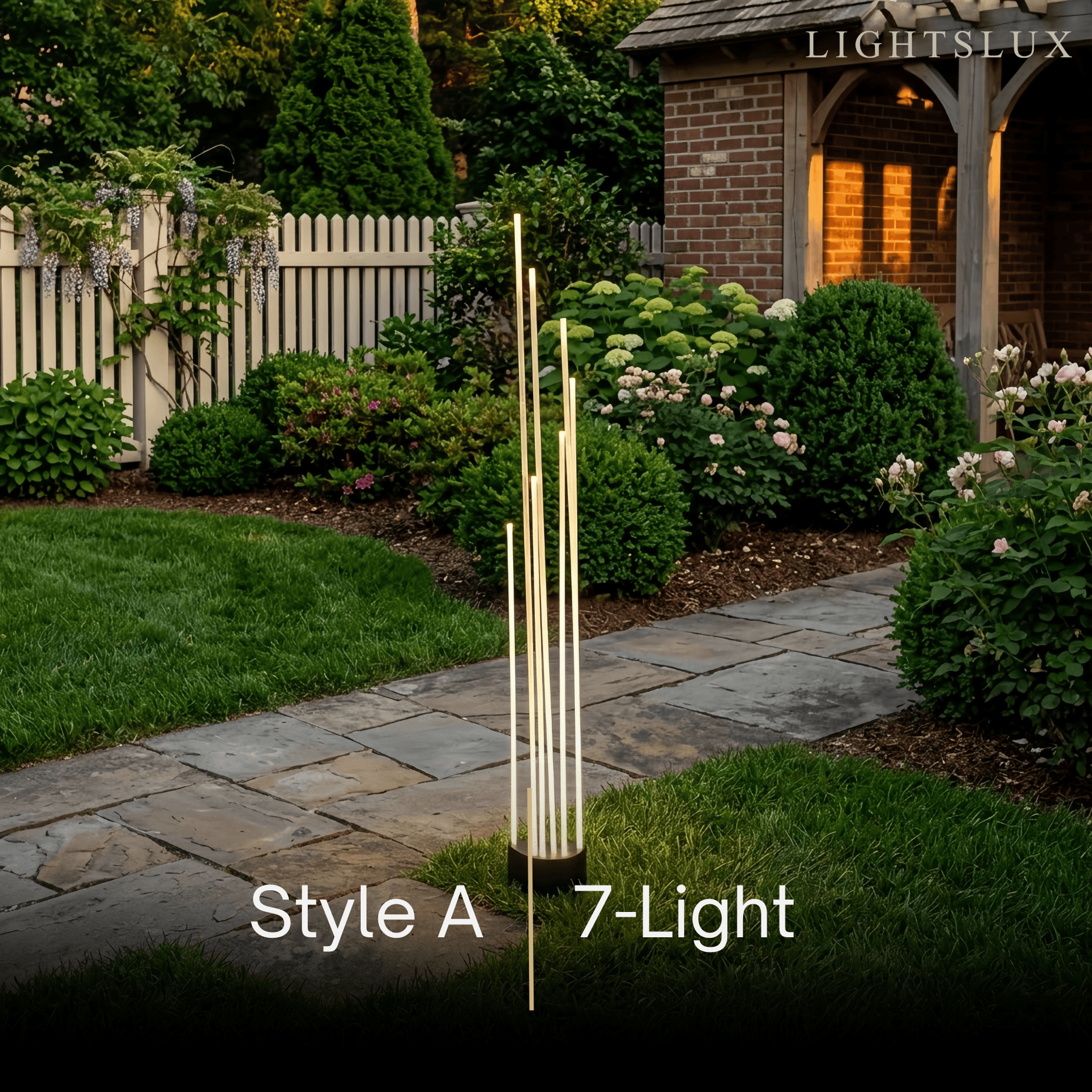 Arcato Art Deco Optical Fiber LED Path Light