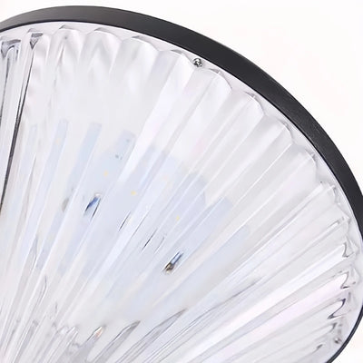 Arcato Modern Diamond Outdoor Pillar Light – Black Metal/Acrylic for Patio