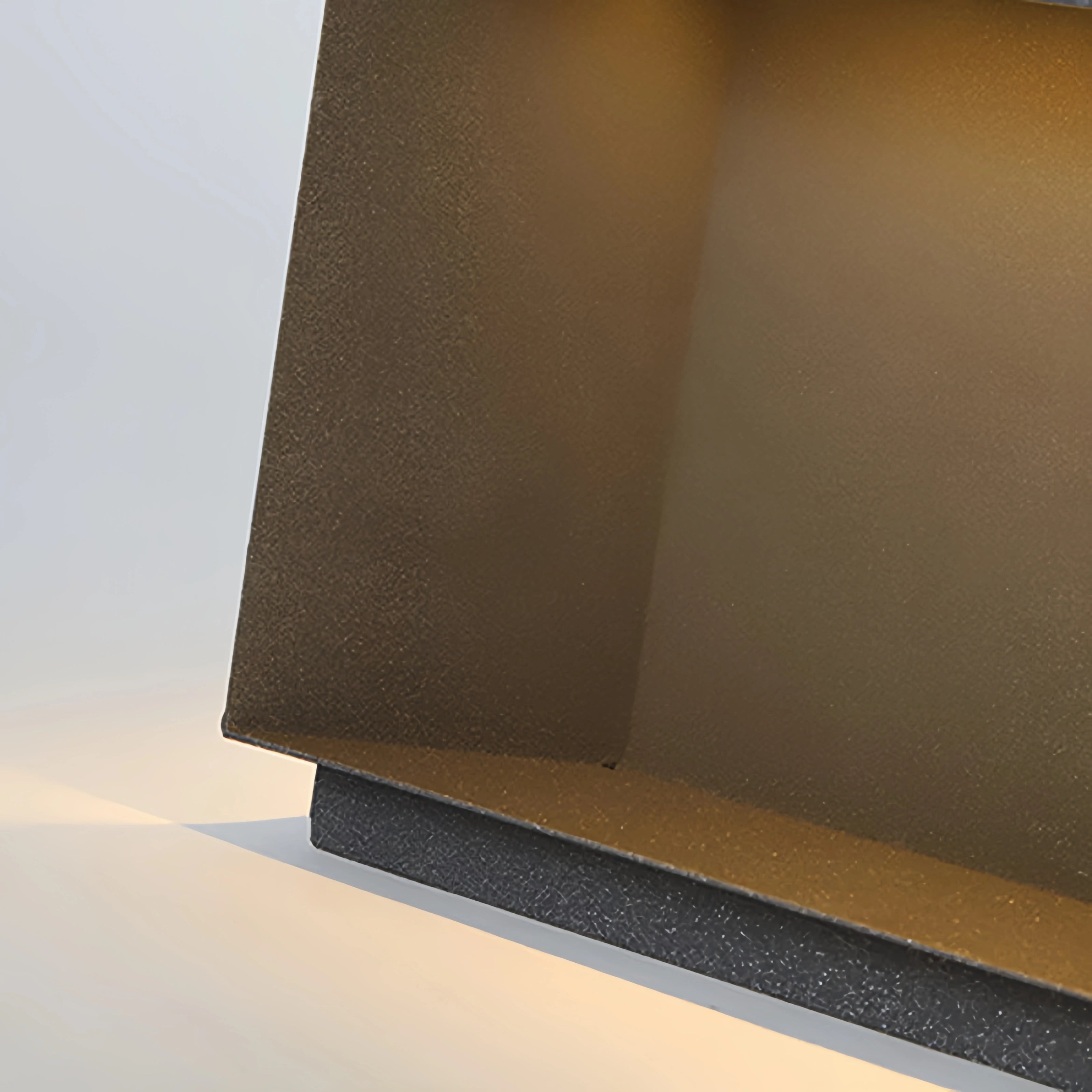 Arcato Modern Square Solar Outdoor Pillar Light 