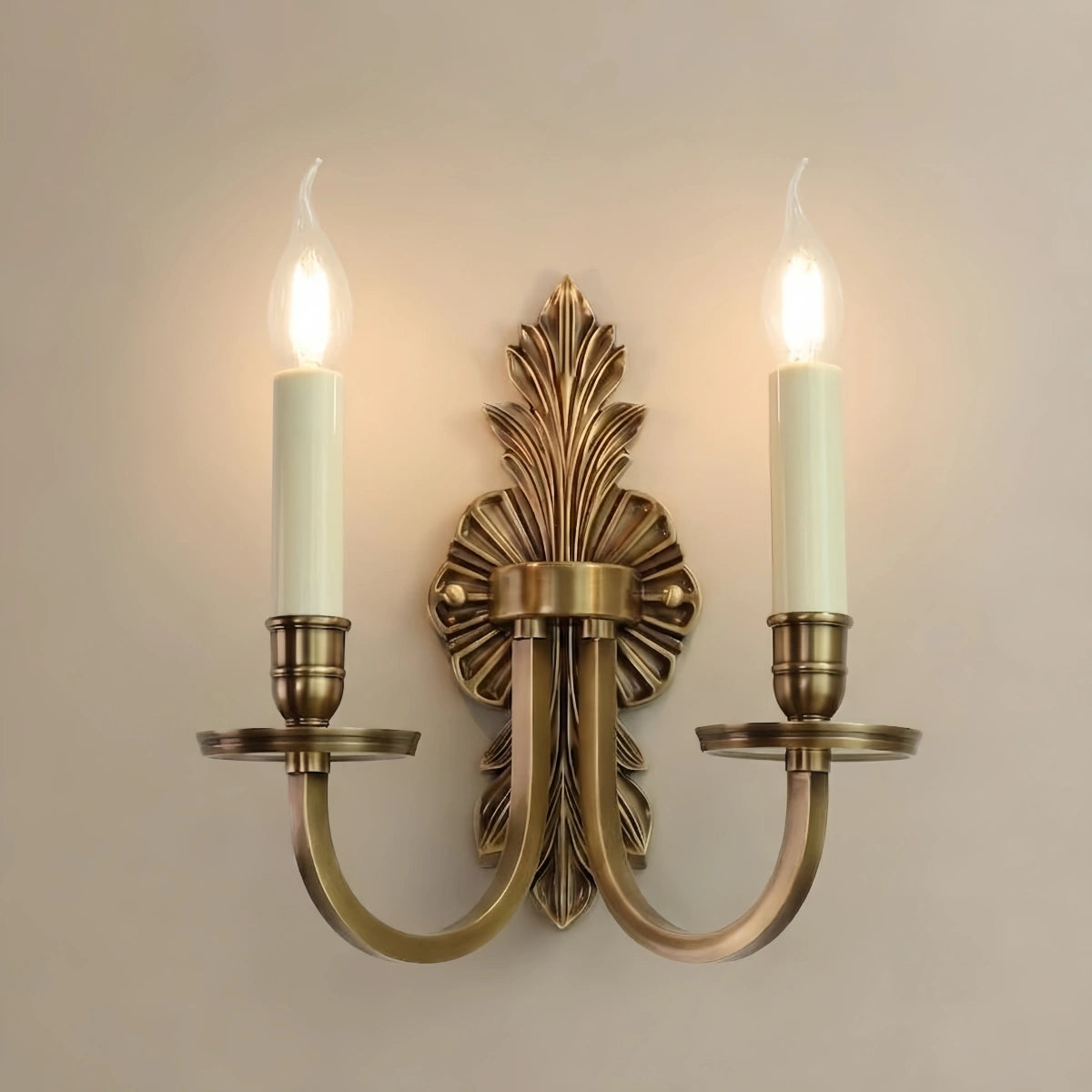 Irondale Vintage Candelabra Metal Wall Lamp