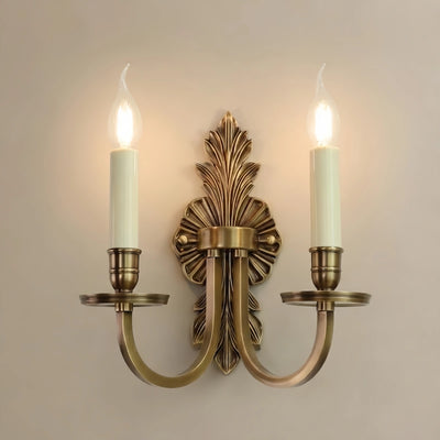 Irondale Vintage Candelabra Metal Wall Lamp