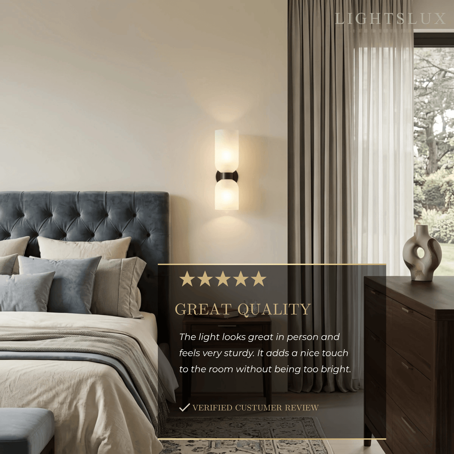 Vetro Modern Glass Wall Lamp