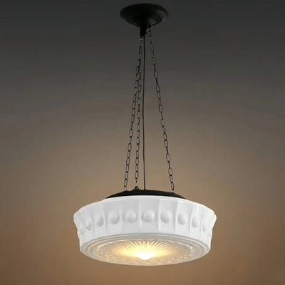 Crema Vintage Glass Pendant Light