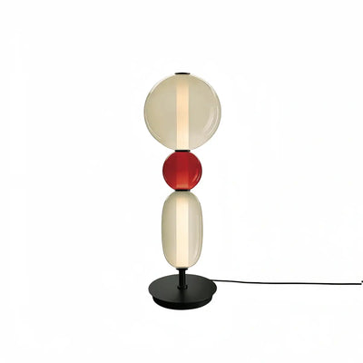 Vetro Art Deco Glass Table Lamp -- Hand-Blown Crystal LED for Living Room