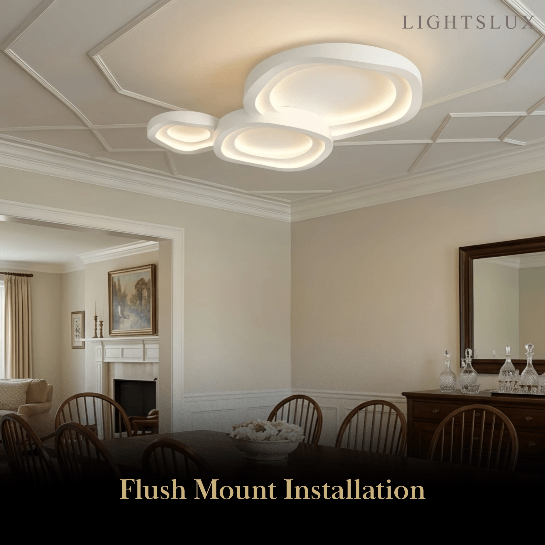 Velora Minimalist Cloud Multi-shape Ceiling Lamp Bedroom & Living Room1