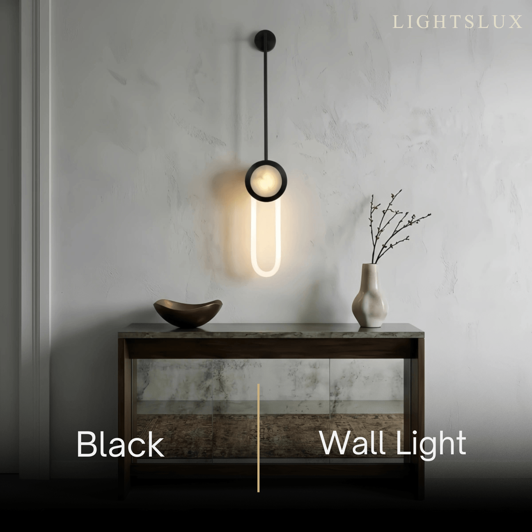 Irondale Industrial Pendant Wall Lamp -- Metal Black Brass for Bedroom Living Room Dining Room