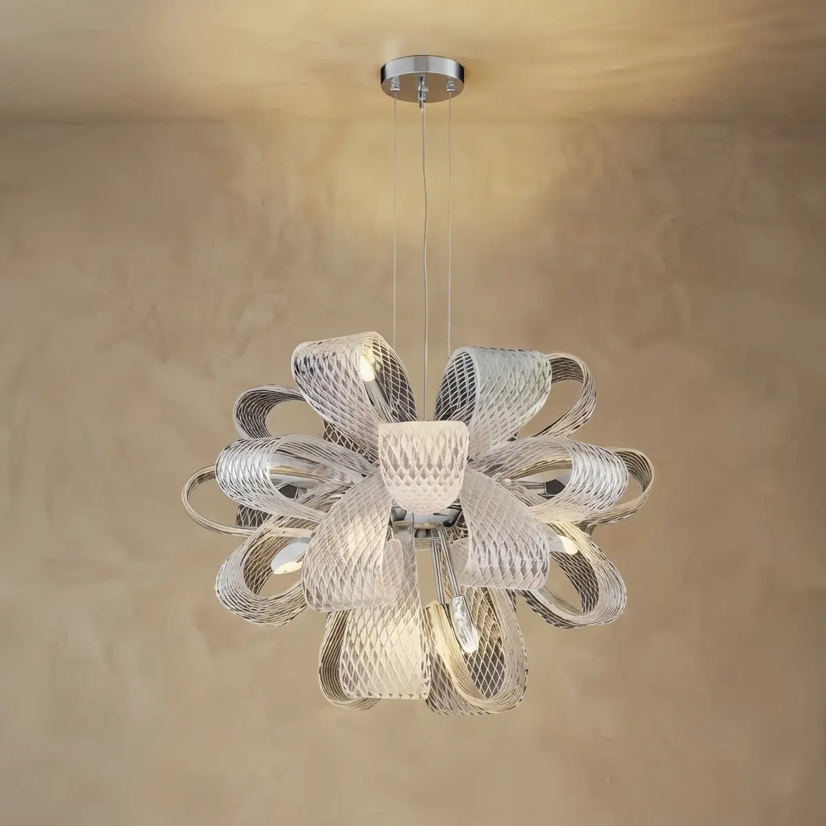 Excelis_Luxury_Chandelier_Light--Glass_Stainless_Steel_for_Bedroom