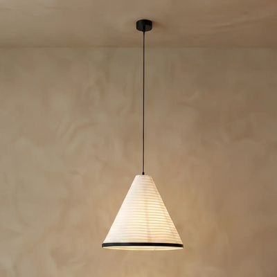 Zenno Wabi-sabi Pendant Light — Metal Frame for Living Room