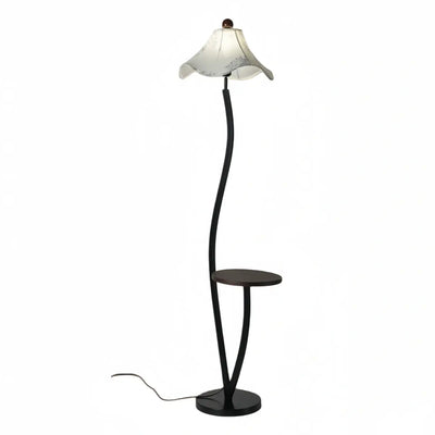 Vintage Floor Lamp -- Fabric/Metal with Stepless Dimming for Bedroom Living Room