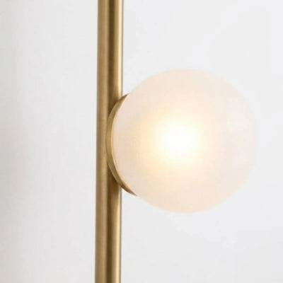 Vetro Minimalist Wall Lamp - Glass Iron - Black Brass for Bedroom Living Room
