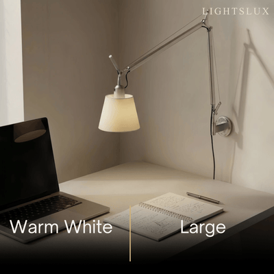 Stellar Modern Wall Lamp - Fabric Aluminum - Dual Arm for Bedroom Living Room