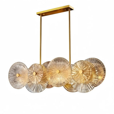 Excelis Modern Pendant Light- Glass Metal  for Dining & Living