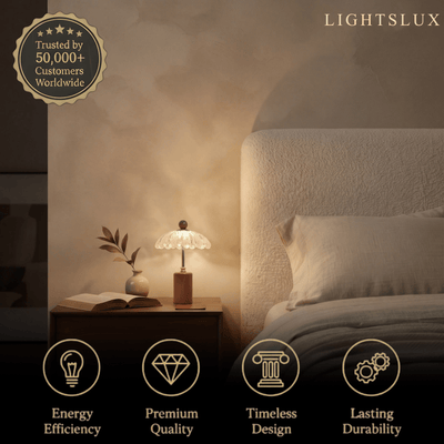 Velora Mid-Century Flower Table Lamp – Petal for B