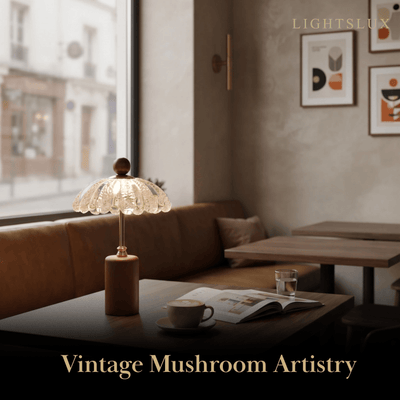 Velora Mid-Century Flower Table Lamp – Petal for Bedr